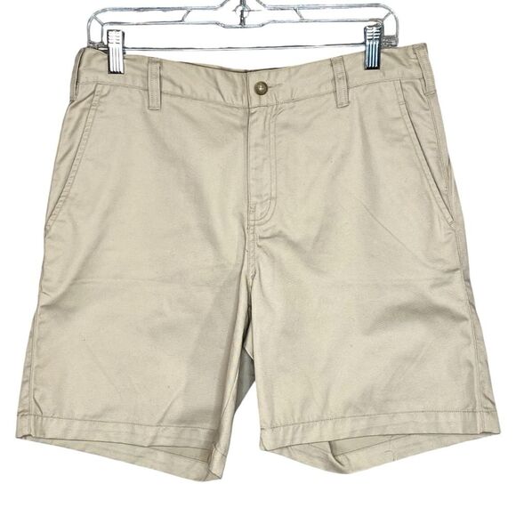Cabela's Casuals Khaki Brown Cargo Shorts Womens Size 10 Regular Pockets - Picture 1 of 6